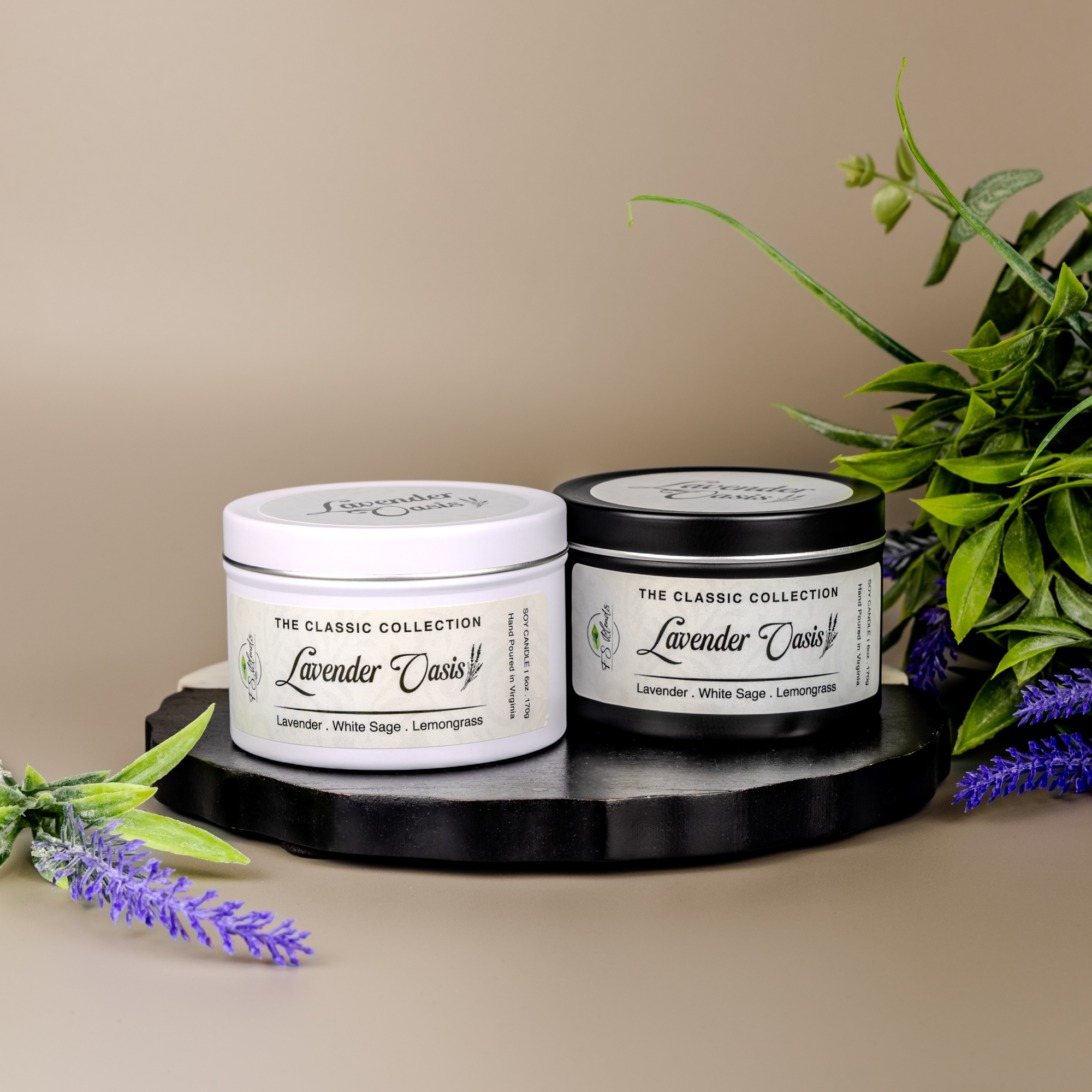 Lavender Oasis Candle - Image 2